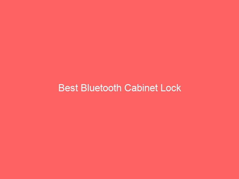 Read more about the article Best Bluetooth Cabinet Lock
