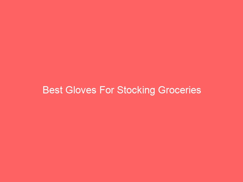 Read more about the article Best Gloves For Stocking Groceries