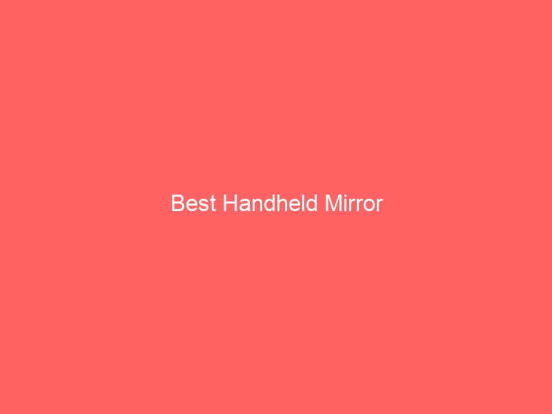 Read more about the article Best Handheld Mirror