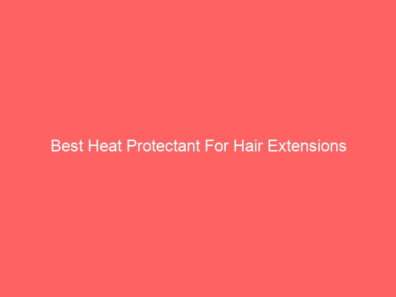 Read more about the article Best Heat Protectant For Hair Extensions