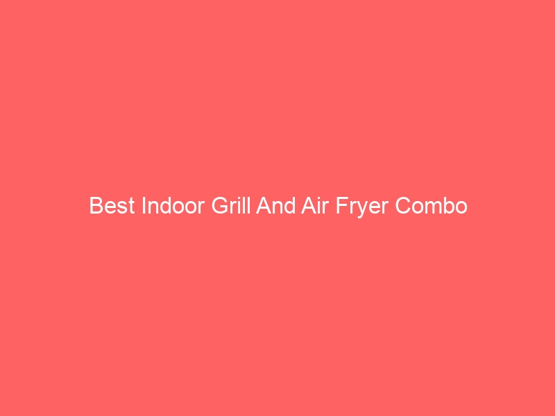 Read more about the article Best Indoor Grill And Air Fryer Combo