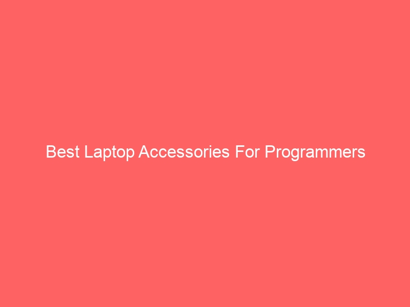 Read more about the article Best Laptop Accessories For Programmers