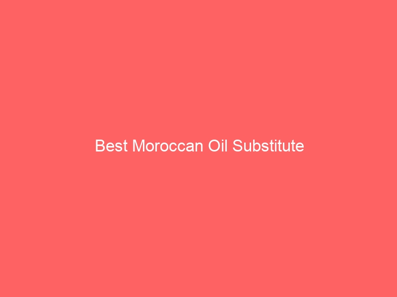 Read more about the article Best Moroccan Oil Substitute