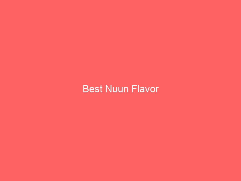 Read more about the article Best Nuun Flavor