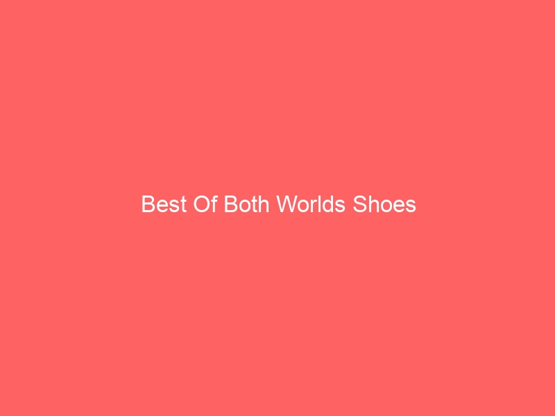 Read more about the article Best Of Both Worlds Shoes