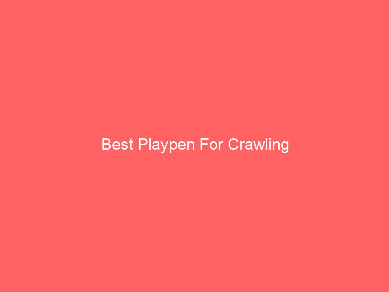 Read more about the article Best Playpen For Crawling