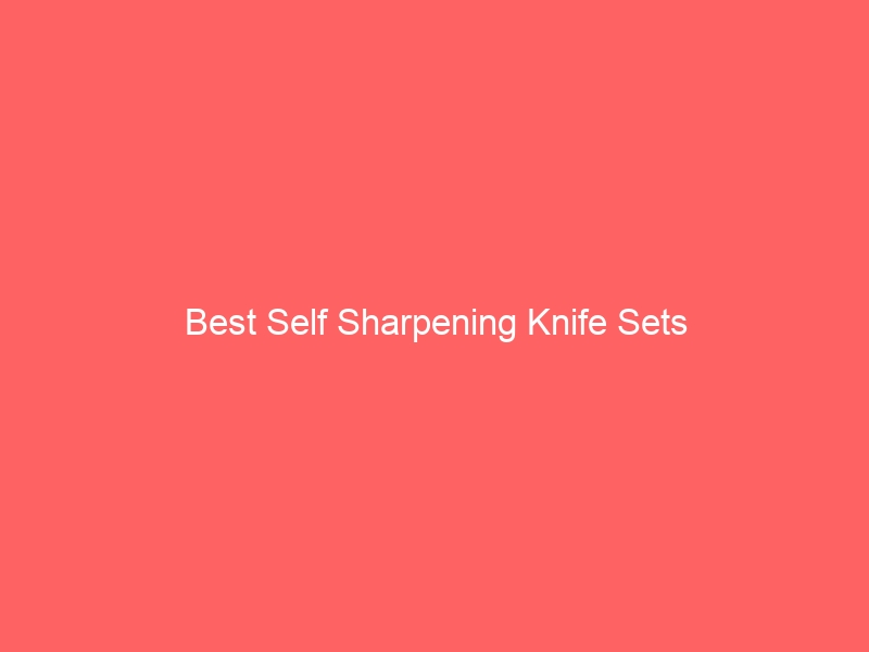 Read more about the article Best Self Sharpening Knife Sets