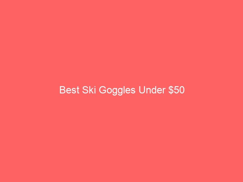 Read more about the article Best Ski Goggles Under $50