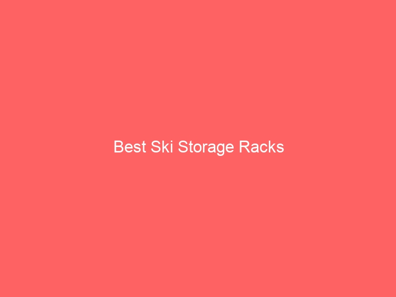 Read more about the article Best Ski Storage Racks