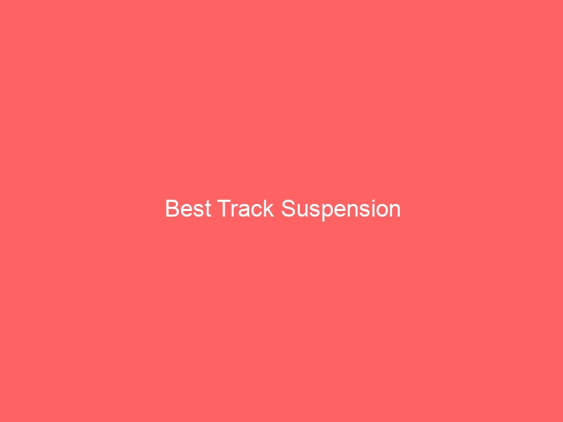 Read more about the article Best Track Suspension