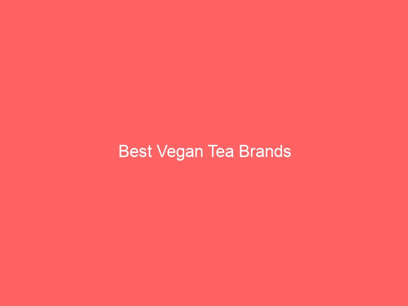 Read more about the article Best Vegan Tea Brands
